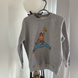 Bear the Beams Mens 2Pac Hip Hop Jordan Sweatshirt Size S